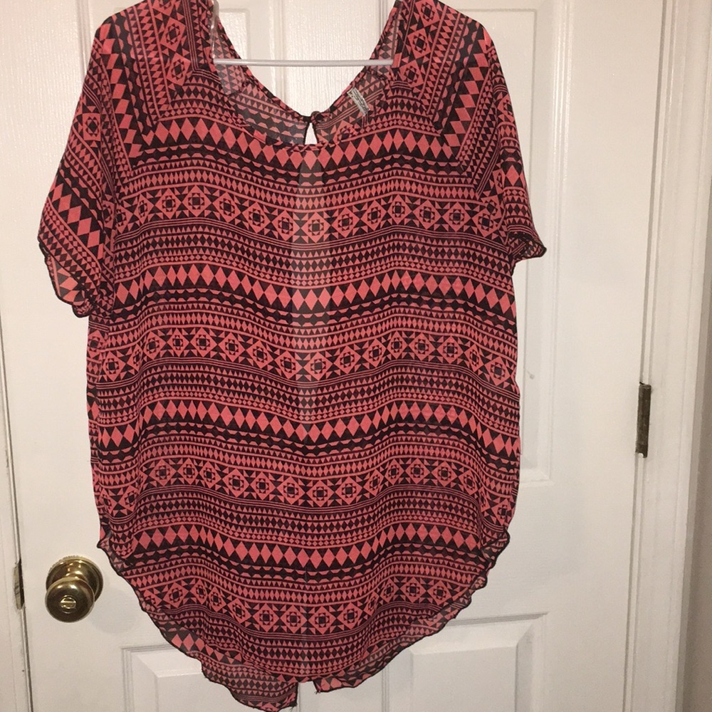 Sheer shirt